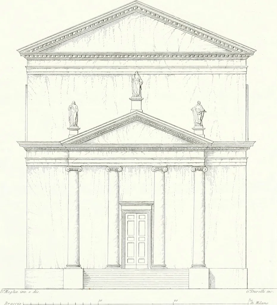 An illustration from Collezione di soggetti ornamentali ed architettonici inventati e disegnati da Domenico Moglia, 1837, leaf 112