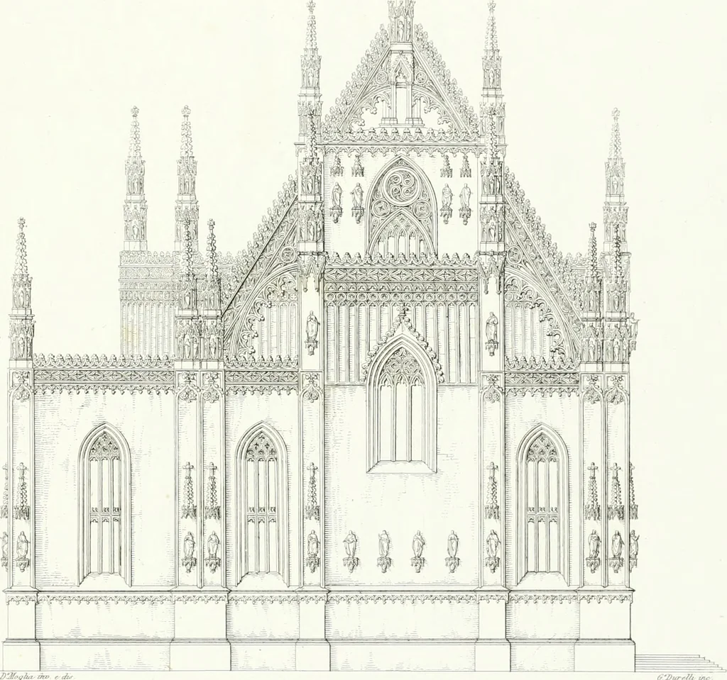 An illustration from Collezione di soggetti ornamentali ed architettonici inventati e disegnati da Domenico Moglia, 1837, leaf 122