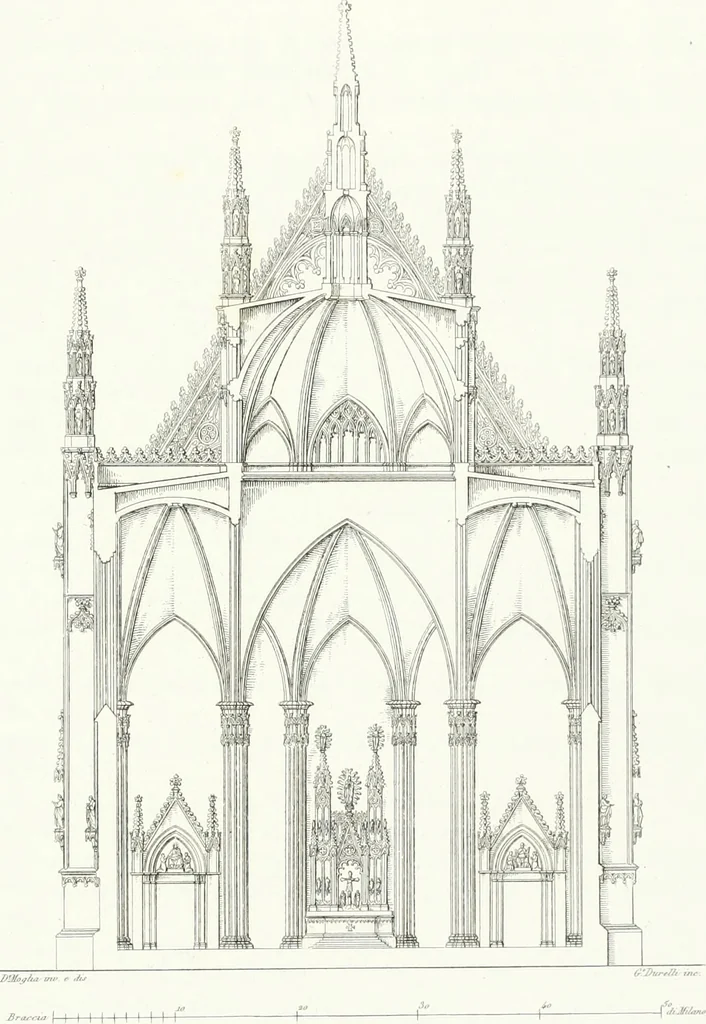 An illustration from Collezione di soggetti ornamentali ed architettonici inventati e disegnati da Domenico Moglia, 1837, leaf 124