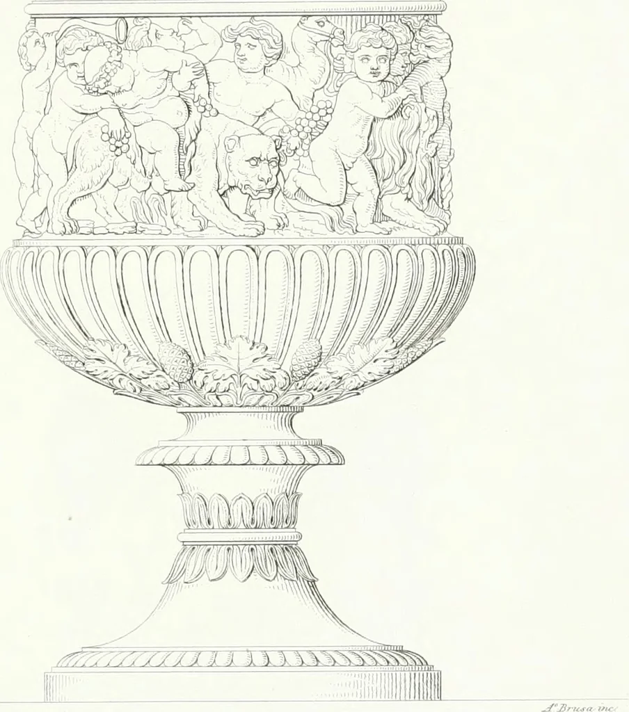 An illustration from Collezione di soggetti ornamentali ed architettonici inventati e disegnati da Domenico Moglia, 1837, leaf 20