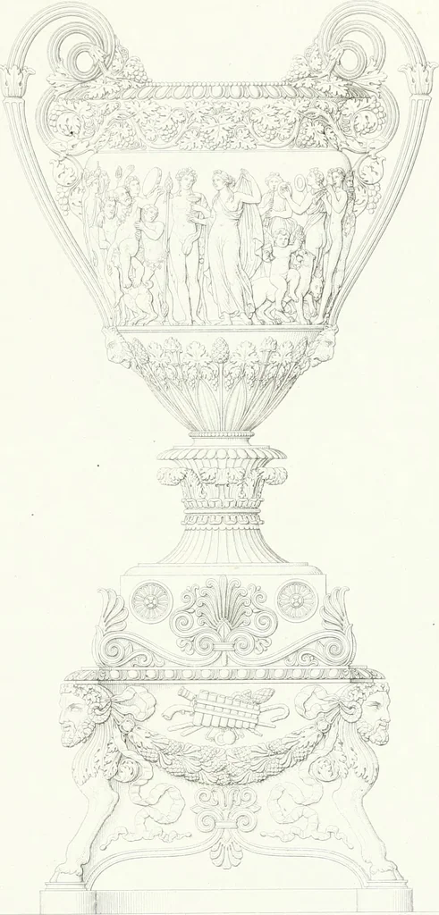 An illustration from Collezione di soggetti ornamentali ed architettonici inventati e disegnati da Domenico Moglia, 1837, leaf 24