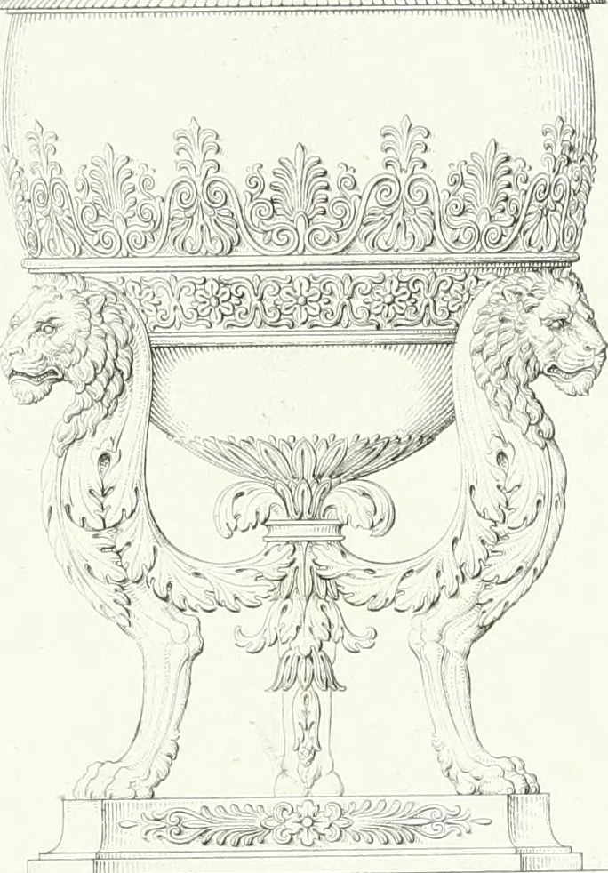 An illustration from Collezione di soggetti ornamentali ed architettonici inventati e disegnati da Domenico Moglia, 1837, leaf 26