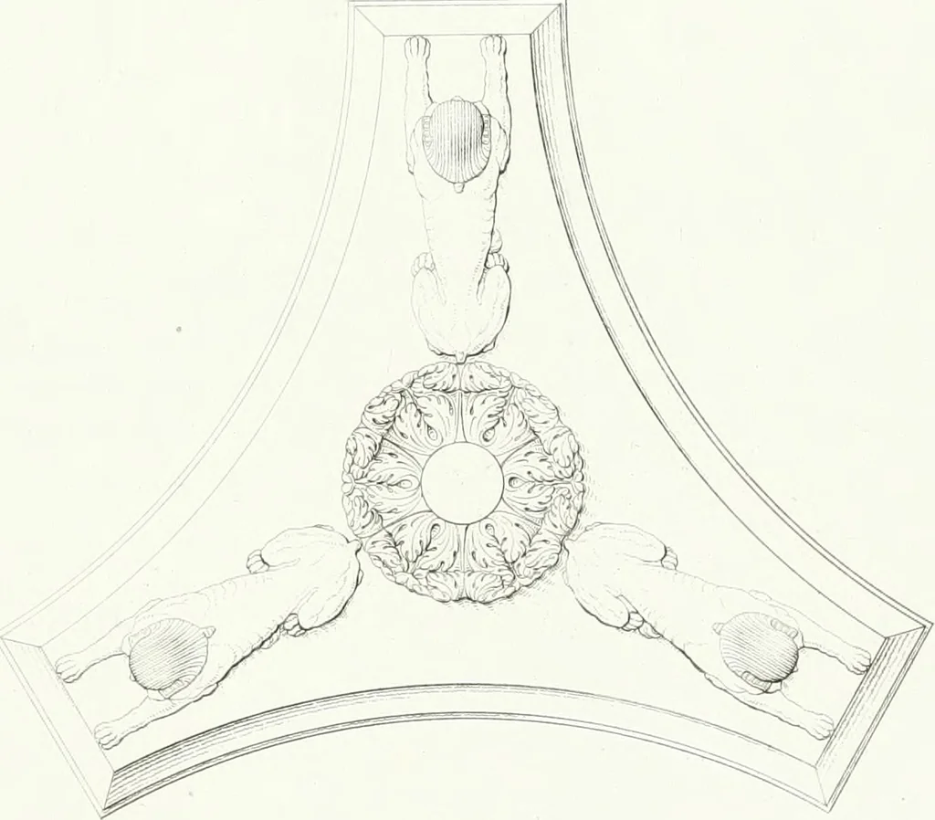 An illustration from Collezione di soggetti ornamentali ed architettonici inventati e disegnati da Domenico Moglia, 1837, leaf 32