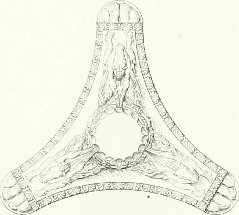 An illustration from Collezione di soggetti ornamentali ed architettonici inventati e disegnati da Domenico Moglia, 1837, leaf 44