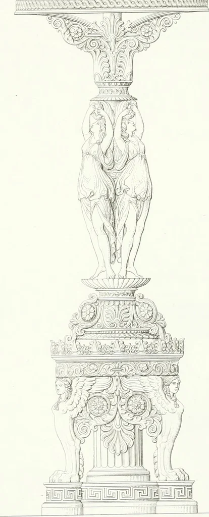 An illustration from Collezione di soggetti ornamentali ed architettonici inventati e disegnati da Domenico Moglia, 1837, leaf 50