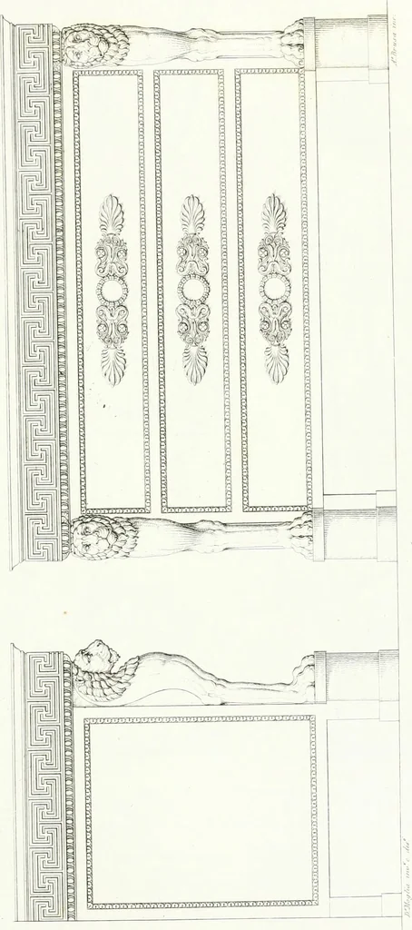 An illustration from Collezione di soggetti ornamentali ed architettonici inventati e disegnati da Domenico Moglia, 1837, leaf 56