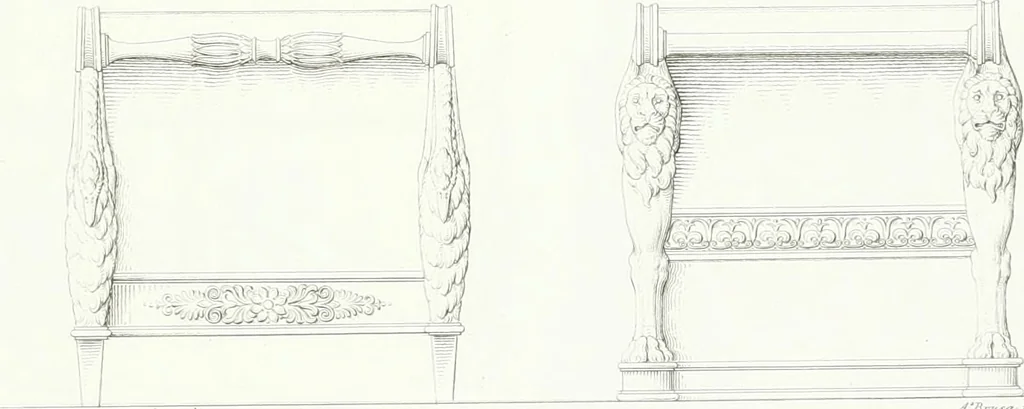 An illustration from Collezione di soggetti ornamentali ed architettonici inventati e disegnati da Domenico Moglia, 1837, leaf 60