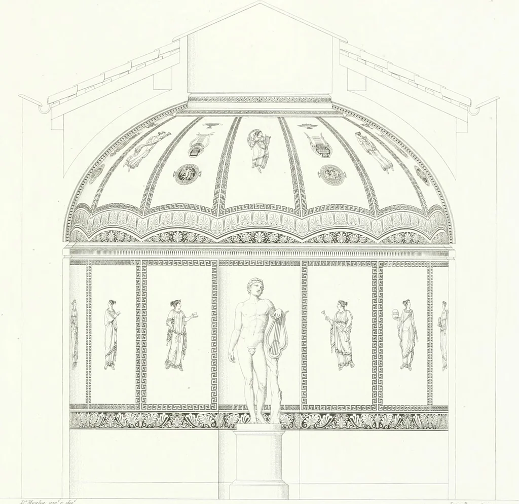 An illustration from Collezione di soggetti ornamentali ed architettonici inventati e disegnati da Domenico Moglia, 1837, leaf 72