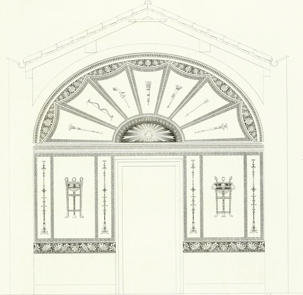 An illustration from Collezione di soggetti ornamentali ed architettonici inventati e disegnati da Domenico Moglia, 1837, leaf 76
