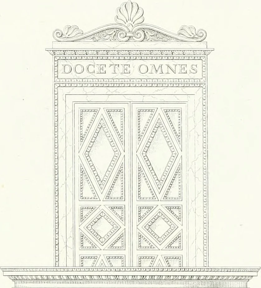 An illustration from Collezione di soggetti ornamentali ed architettonici inventati e disegnati da Domenico Moglia, 1837, leaf 92