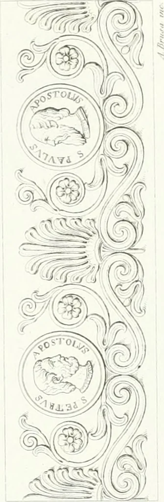 An illustration from Collezione di soggetti ornamentali ed architettonici inventati e disegnati da Domenico Moglia, 1837, leaf 96