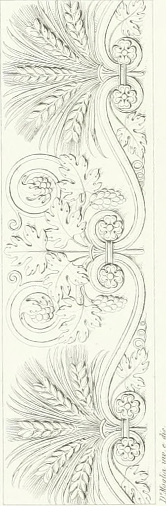 An illustration from Collezione di soggetti ornamentali ed architettonici inventati e disegnati da Domenico Moglia, 1837, leaf 96
