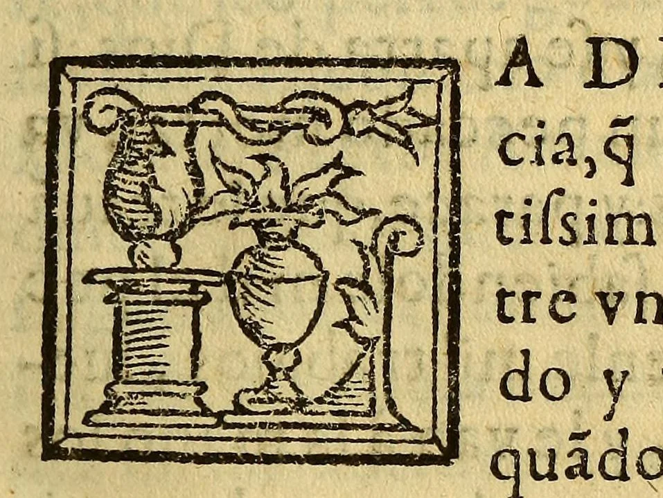 An illustration from Colloquios de la paz, y tranquilidad christiana, en lengua mexicana, 1582, leaf 13