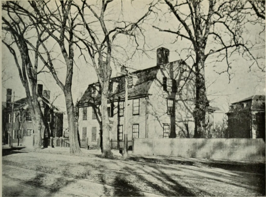 An illustration from The colonial architecture of Salem, 1919, leaf 104