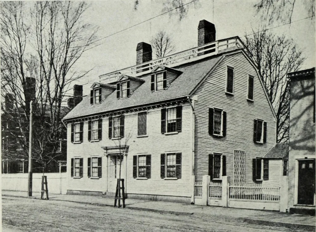 An illustration from The colonial architecture of Salem, 1919, leaf 105