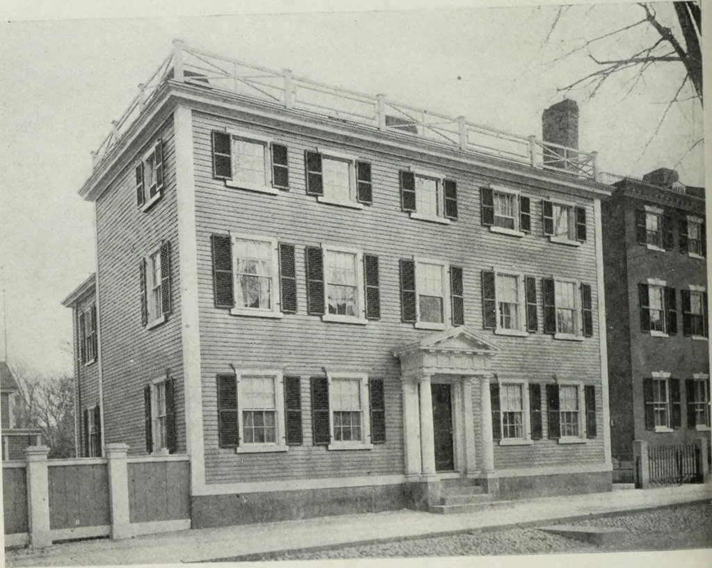 An illustration from The colonial architecture of Salem, 1919, leaf 129