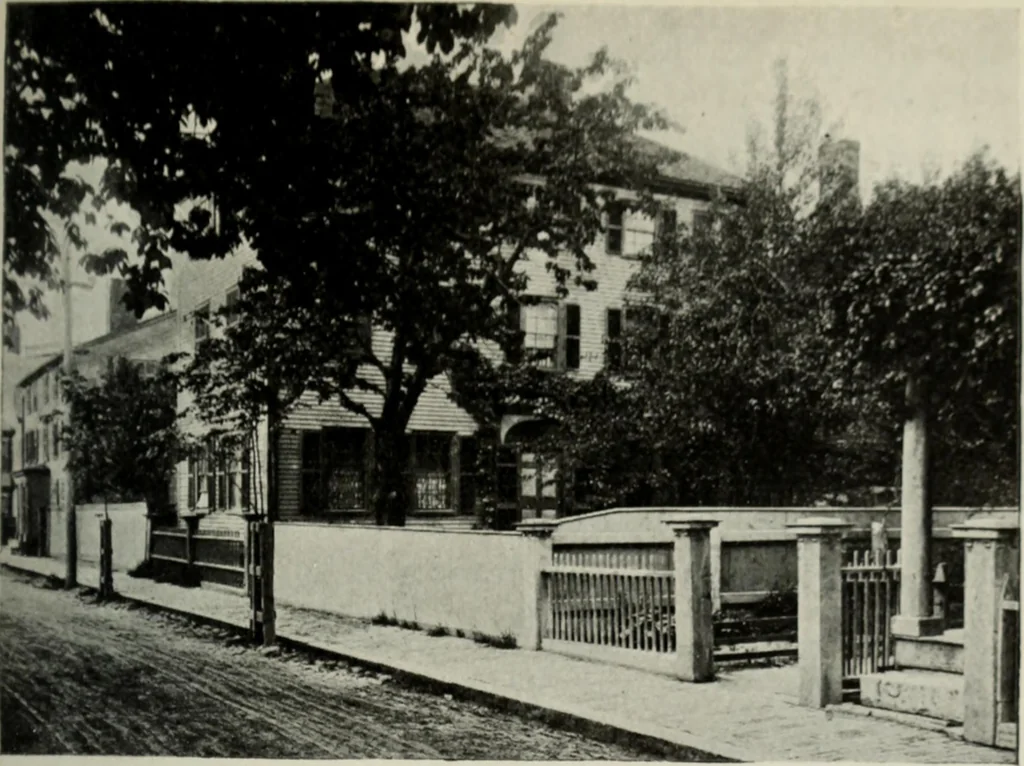 An illustration from The colonial architecture of Salem, 1919, leaf 142