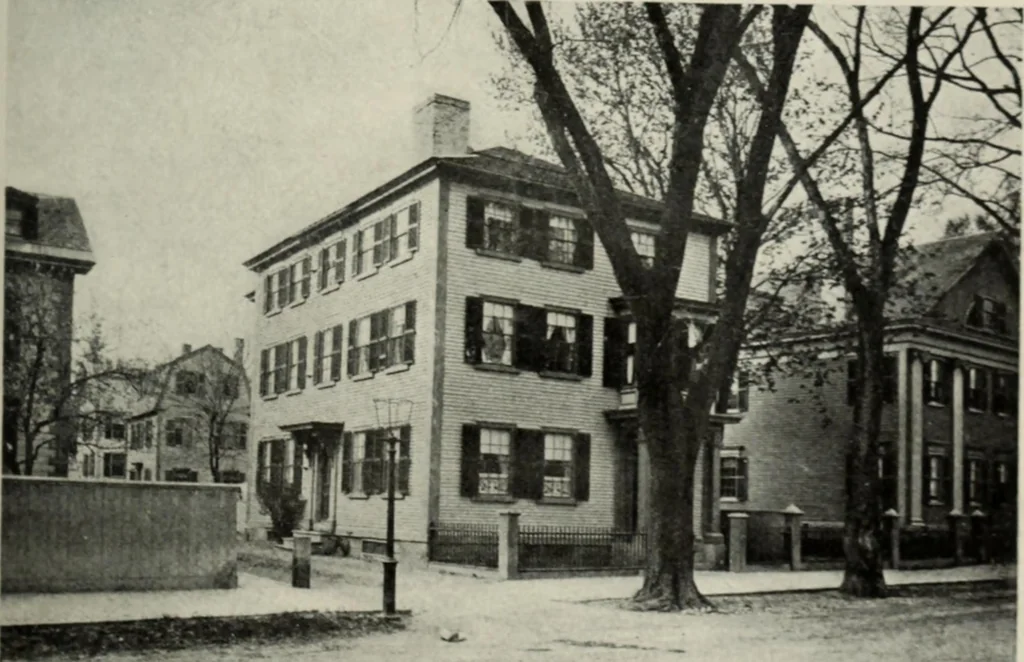 An illustration from The colonial architecture of Salem, 1919, leaf 150