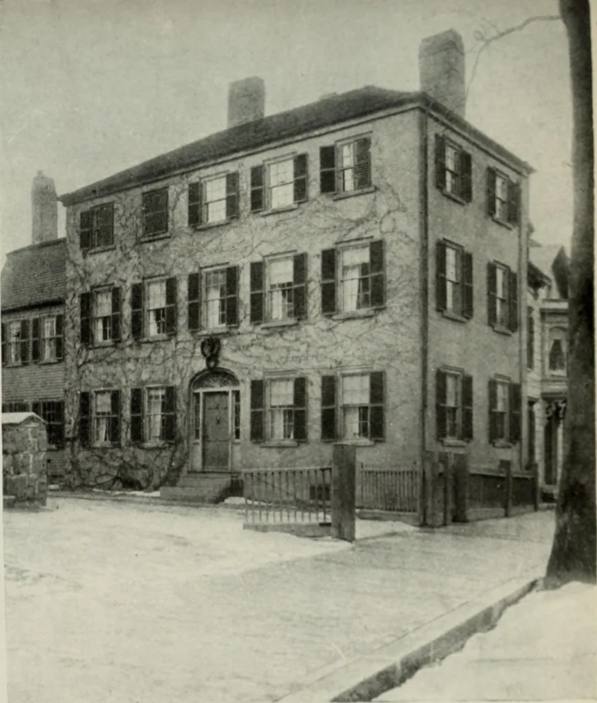 An illustration from The colonial architecture of Salem, 1919, leaf 156