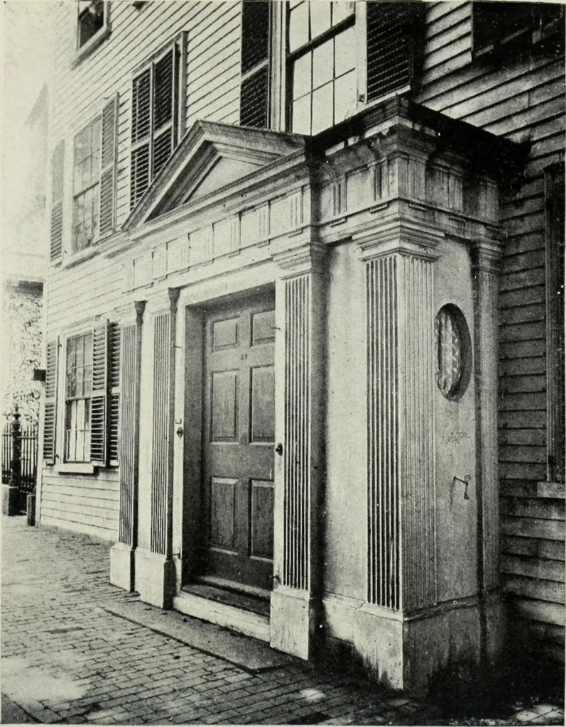 An illustration from The colonial architecture of Salem, 1919, leaf 183