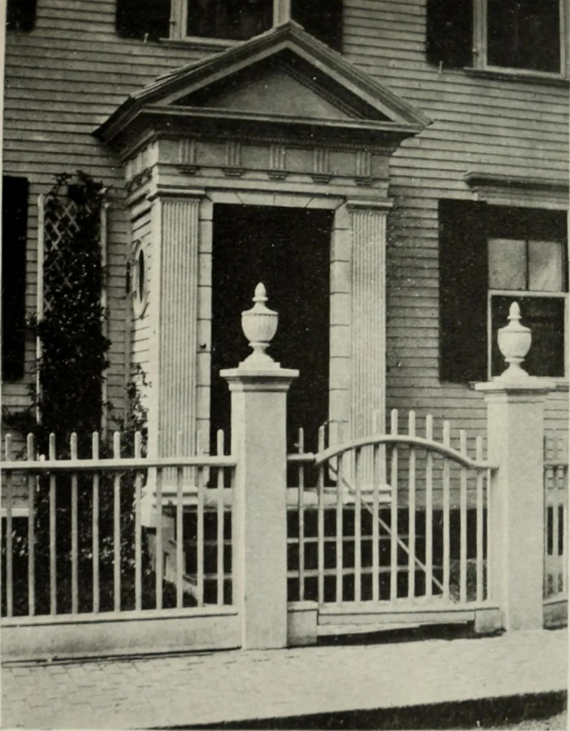 An illustration from The colonial architecture of Salem, 1919, leaf 188