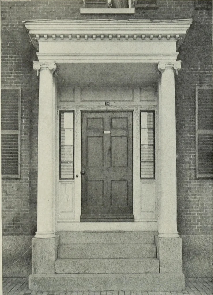 An illustration from The colonial architecture of Salem, 1919, leaf 195