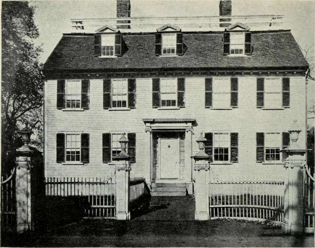An illustration from The colonial architecture of Salem, 1919, leaf 201