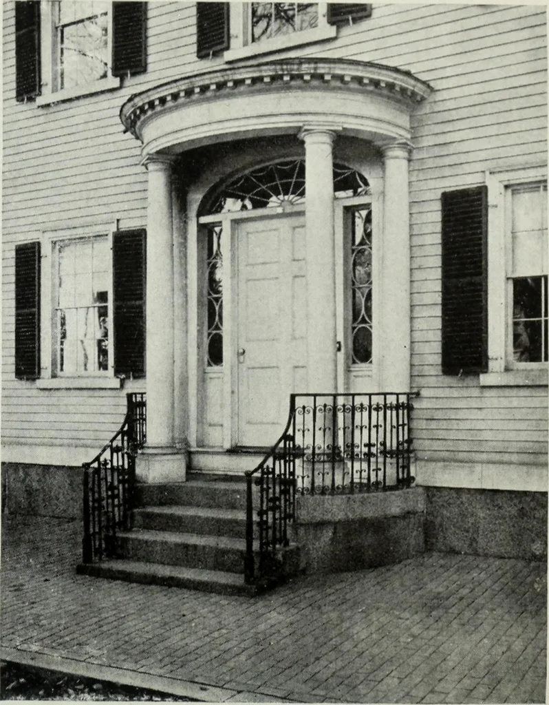 An illustration from The colonial architecture of Salem, 1919, leaf 207