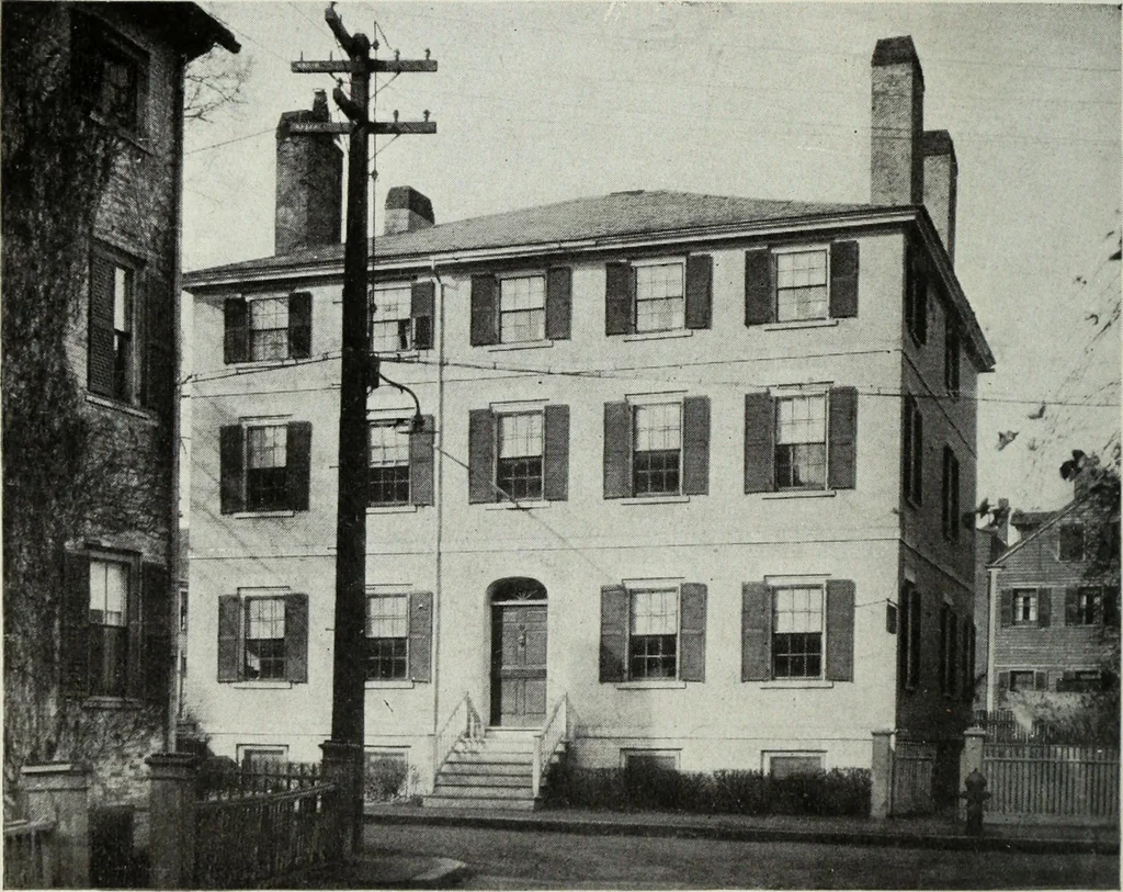 An illustration from The colonial architecture of Salem, 1919, leaf 353