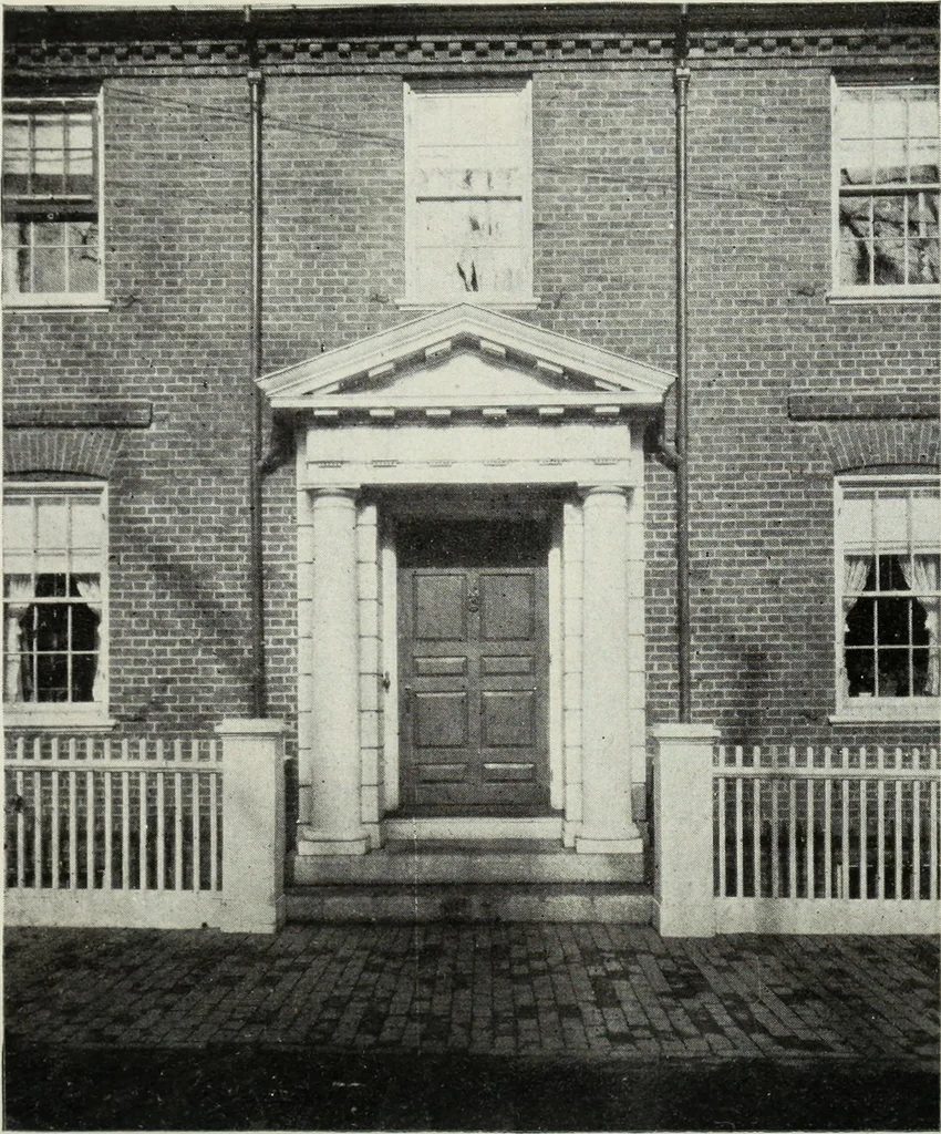 An illustration from The colonial architecture of Salem, 1919, leaf 393
