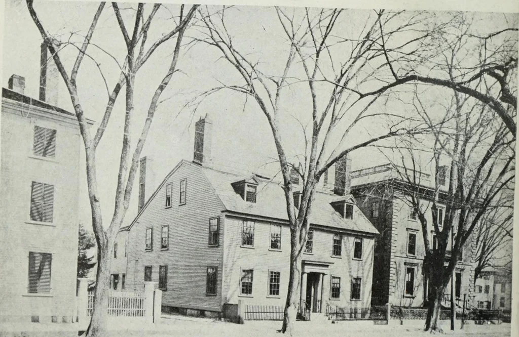 An illustration from The colonial architecture of Salem, 1919, leaf 77