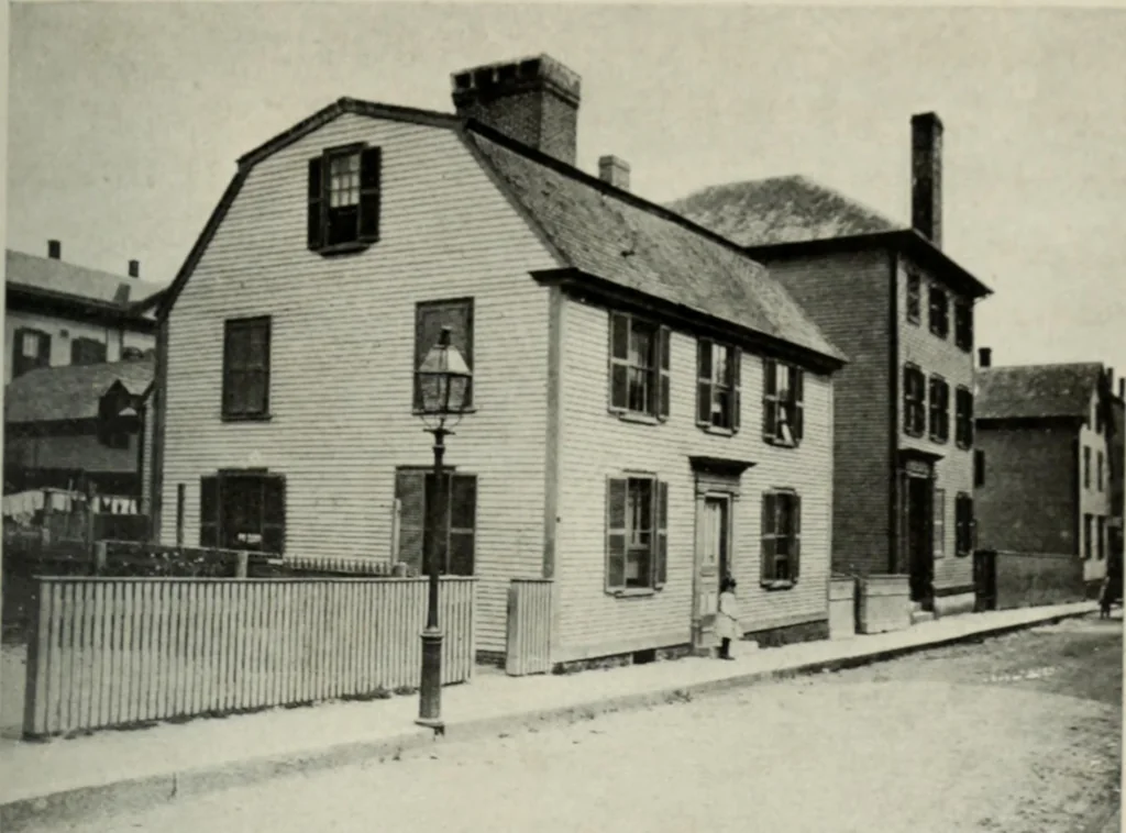 An illustration from The colonial architecture of Salem, 1919, leaf 96