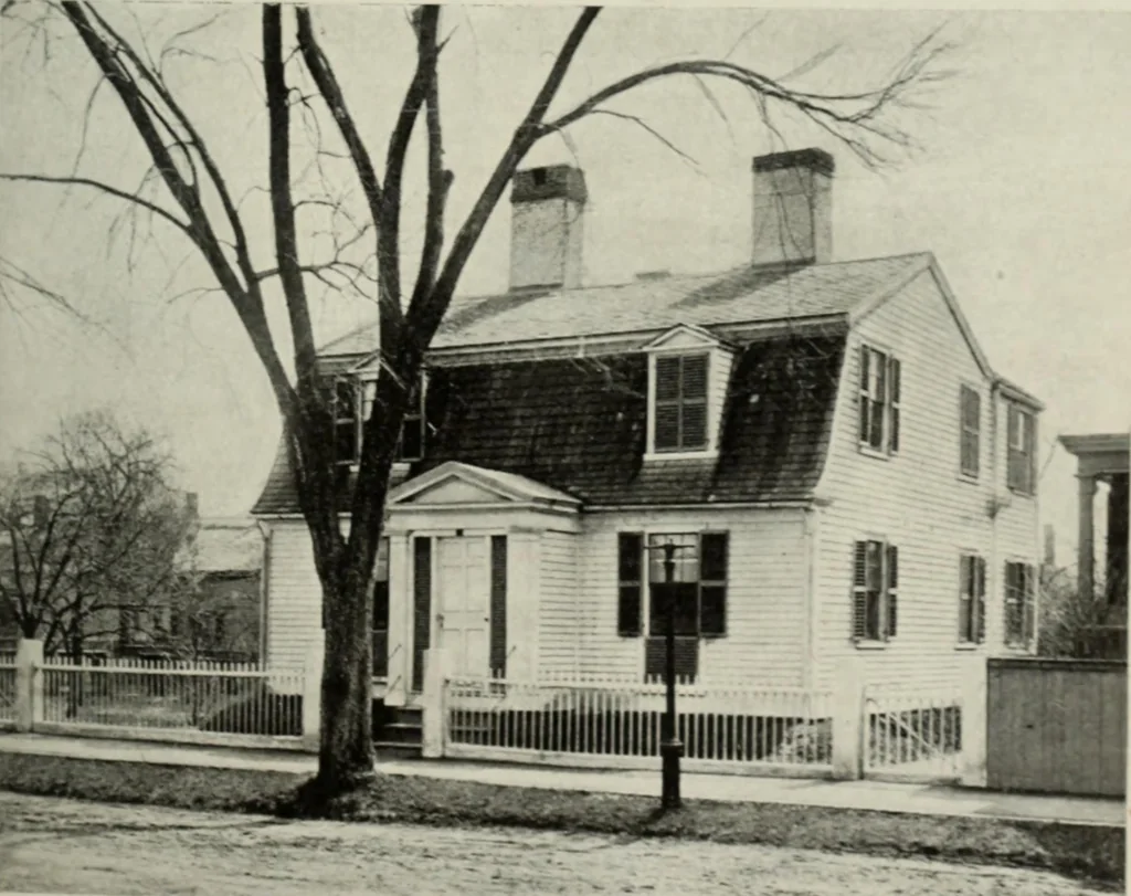 An illustration from The colonial architecture of Salem, 1919, leaf 96
