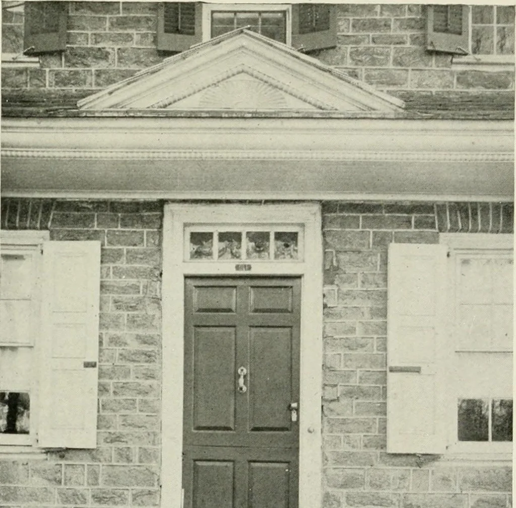 An illustration from The colonial architecture of Philadelphia, 1920, leaf 100