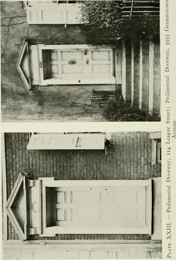 An illustration from The colonial architecture of Philadelphia, 1920, leaf 101