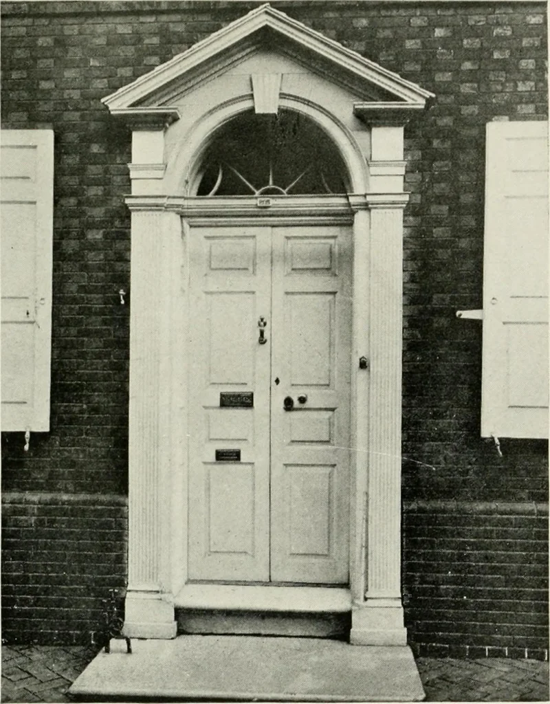 An illustration from The colonial architecture of Philadelphia, 1920, leaf 106