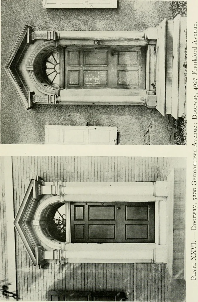 An illustration from The colonial architecture of Philadelphia, 1920, leaf 112