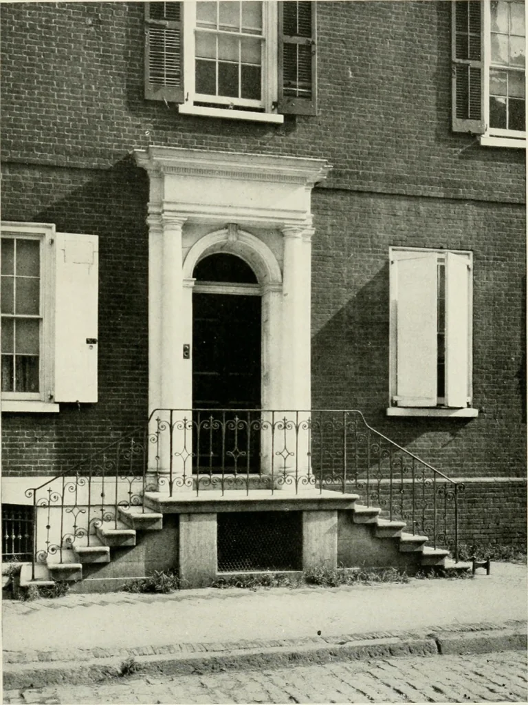 An illustration from The colonial architecture of Philadelphia, 1920, leaf 118