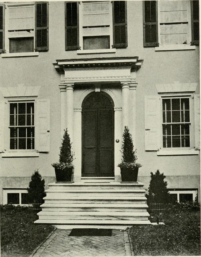 An illustration from The colonial architecture of Philadelphia, 1920, leaf 124
