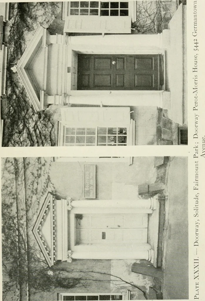 An illustration from The colonial architecture of Philadelphia, 1920, leaf 130