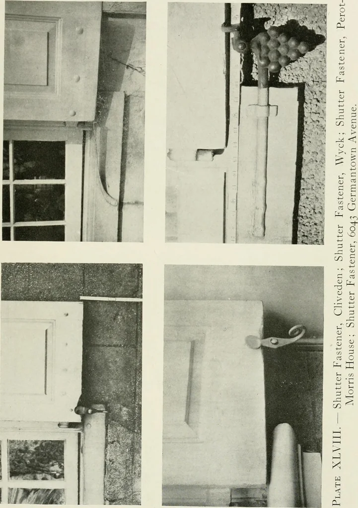 An illustration from The colonial architecture of Philadelphia, 1920, leaf 184