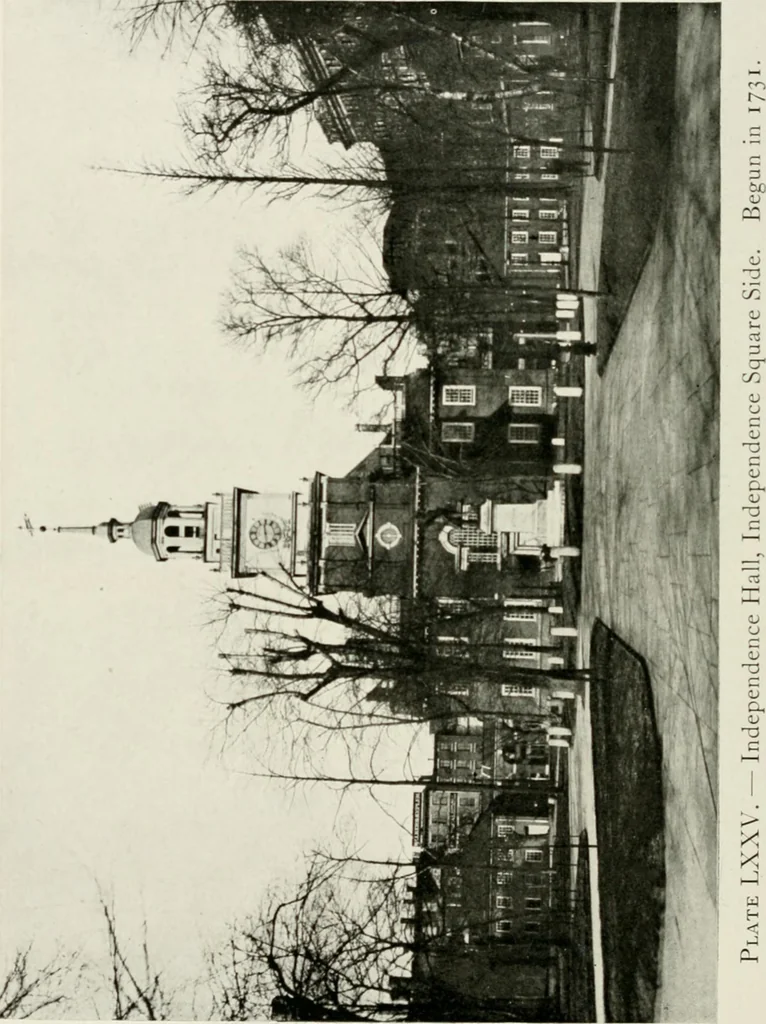 An illustration from The colonial architecture of Philadelphia, 1920, leaf 261