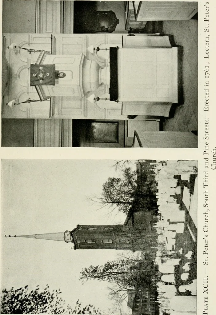 An illustration from The colonial architecture of Philadelphia, 1920, leaf 334