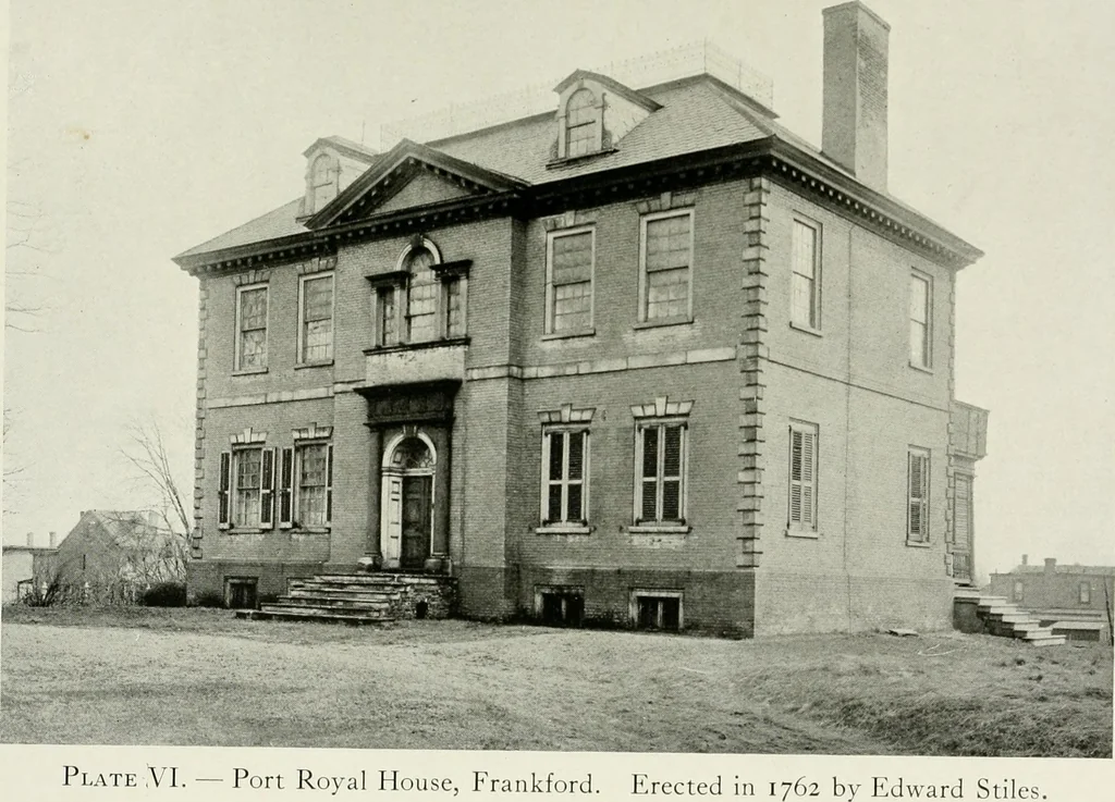 An illustration from The colonial architecture of Philadelphia, 1920, leaf 48