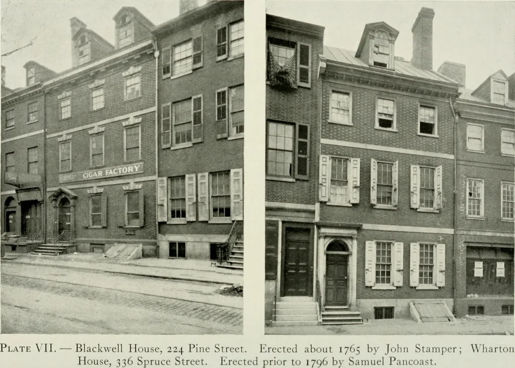 An illustration from The colonial architecture of Philadelphia, 1920, leaf 49