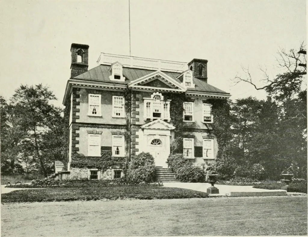 An illustration from The colonial architecture of Philadelphia, 1920, leaf 72