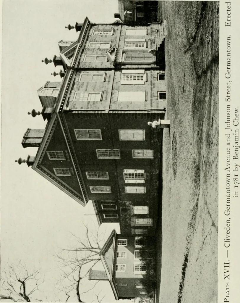 An illustration from The colonial architecture of Philadelphia, 1920, leaf 77