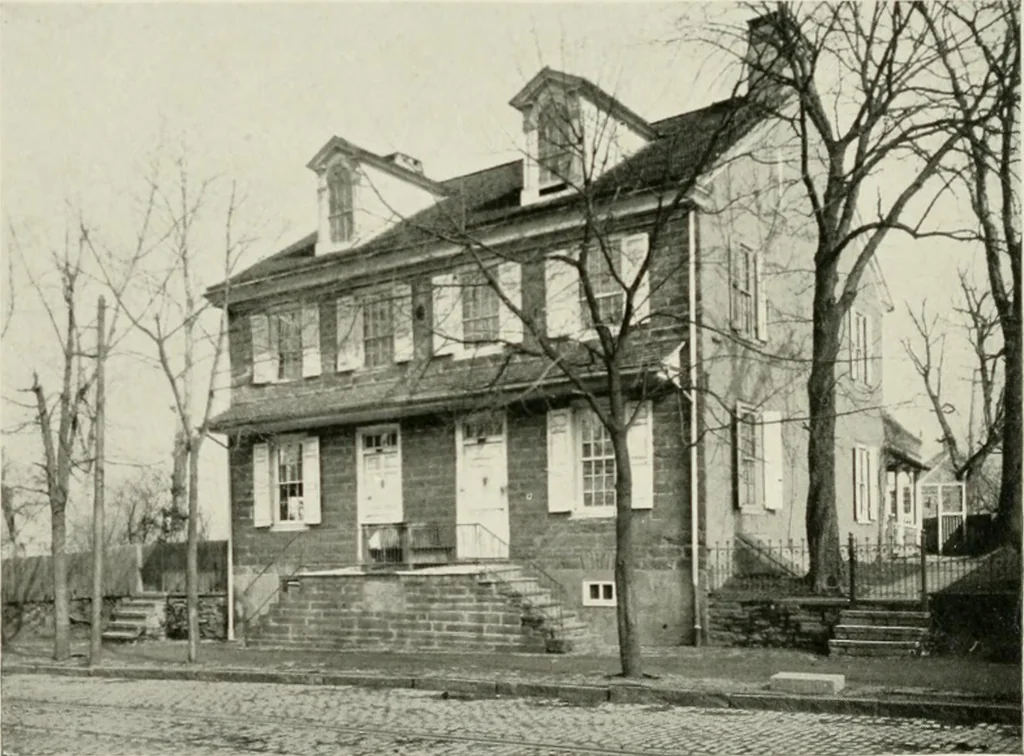 An illustration from The colonial architecture of Philadelphia, 1920, leaf 93