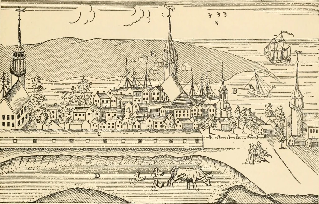 An illustration from The colonial book .., 1908, leaf 12