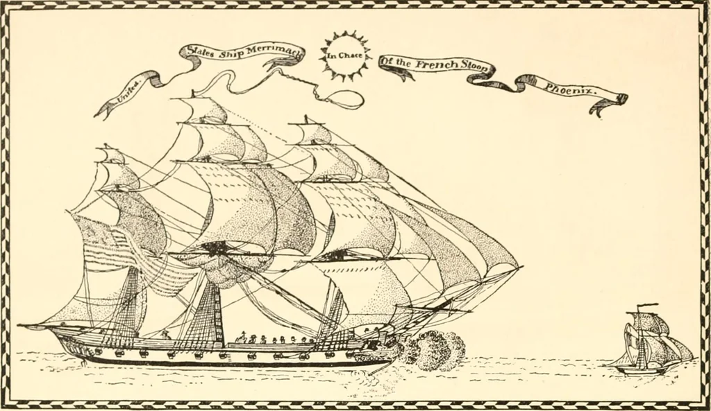 An illustration from The colonial book .., 1908, leaf 17